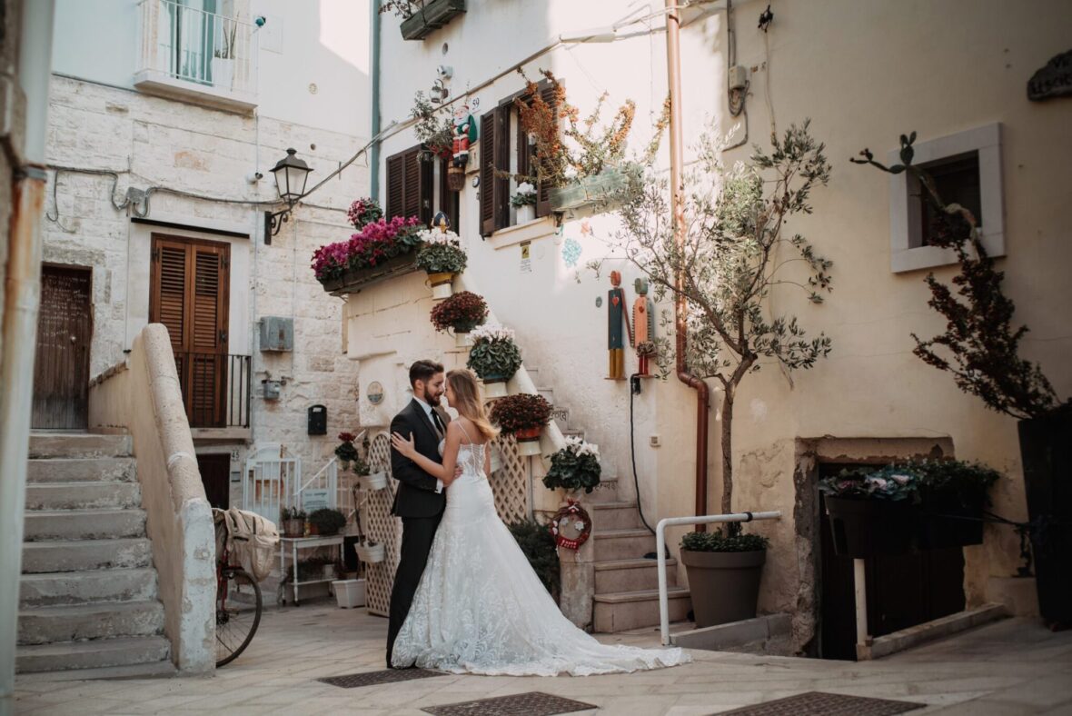 zdjęcia ślubne w stylu boho Italia