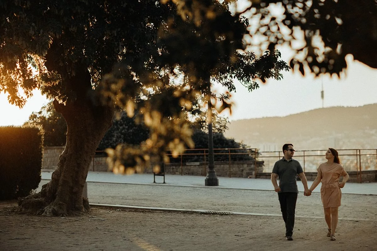 Slub boho w Barcelonie